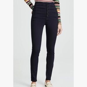 J Brand Jeans Women's Natasha Sky High Rise Skinny - Blue Bird - Size 28
